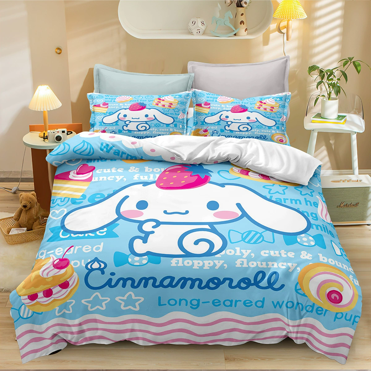 Серия CinnamorollCross - граница три штуки Amazon пуховые одеяла из Jade и собака внешняя торговля шлифовальный комплект цифровой