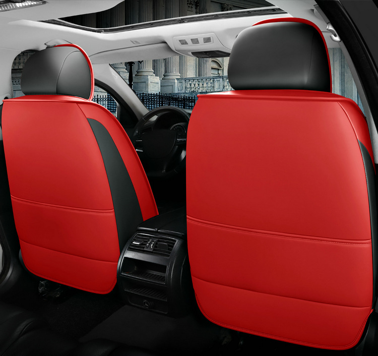 Cross-Border Full Leather Car Seat Covers, Universal Car Seat Cushions for All Seasons, Fully Enclosed Car Seat Cushions