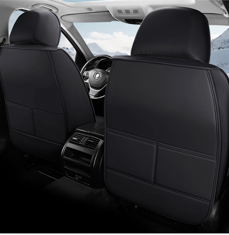 Car Seat Cushion, Waist Support, Wing Protection, Five-Seater Four-Season Cushion, All-Inclusive Seat Cover, Seat Cushion, Nappa Leather, Amazon Europe and America Cross-Border