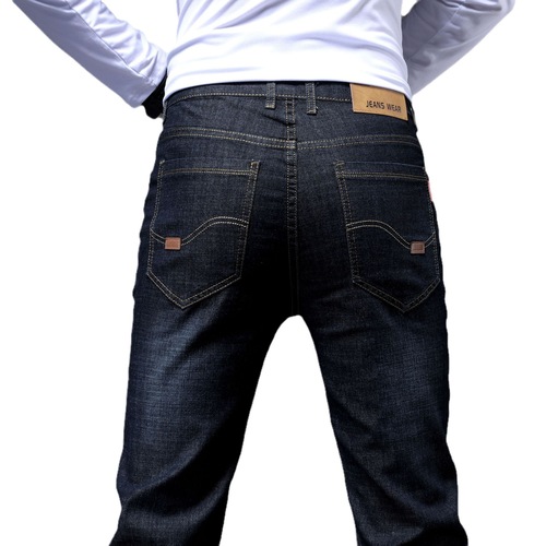 Spring Men's Denim Casual Pants Casual Cotton Micro-Spring Men's Long Pants F8206-2