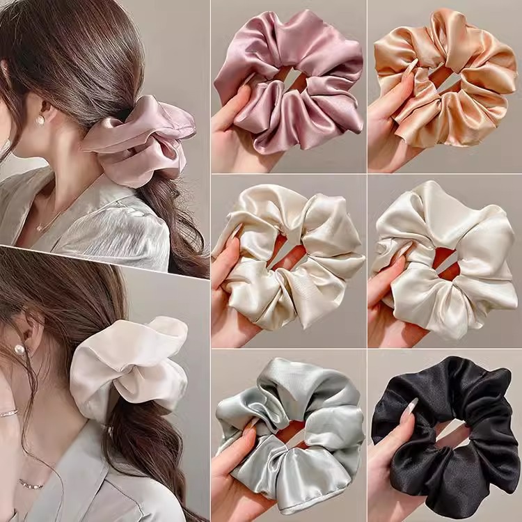 Anillo de cabello de intestino grande, anillo de cabello de alta calidad, cuerdas de cabello de cola de caballo bajas, joyas de cabello de correa de alta elasticidad, joyas de cabello de flores de cabeza