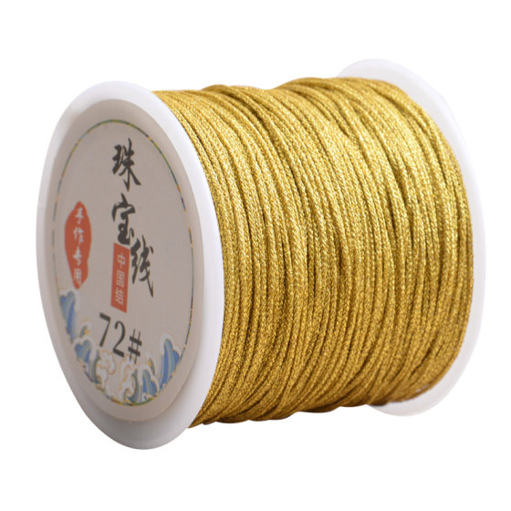 Supply spot 0.8mm gold 72 hand-woven wire bracelet bracelet rope accessories gold wire wholesale