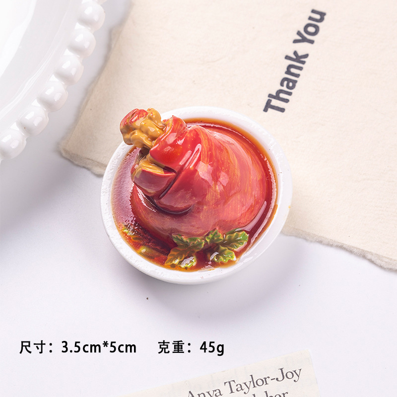 地方菜系食玩冰箱贴中国美食冰箱贴对对碰盲袋批发直播间中式美食|undefined