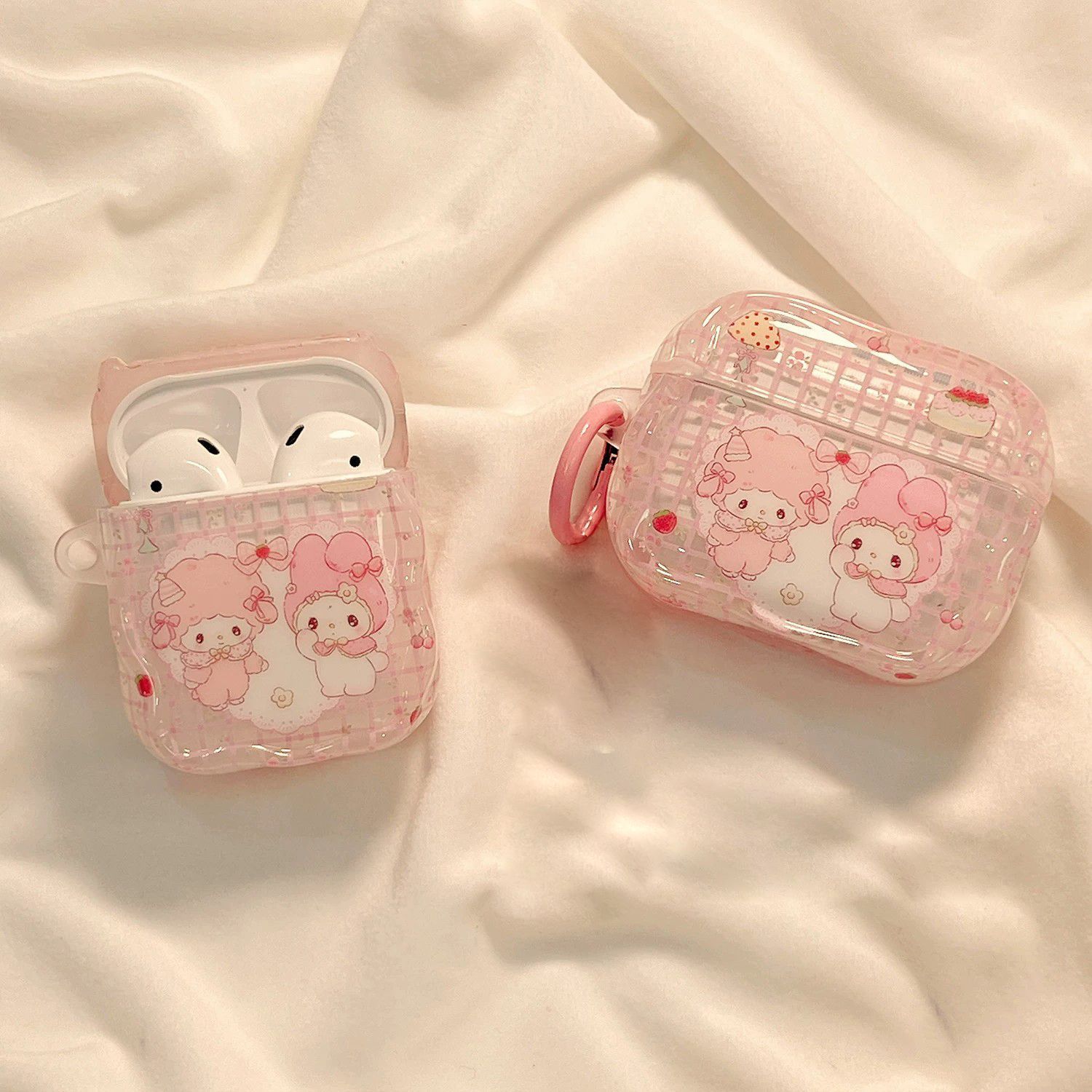 Pink Melody para AirPods 4 generación de auriculares AirPods Pro 2 generación 3 generación de estuche Bluetooth
