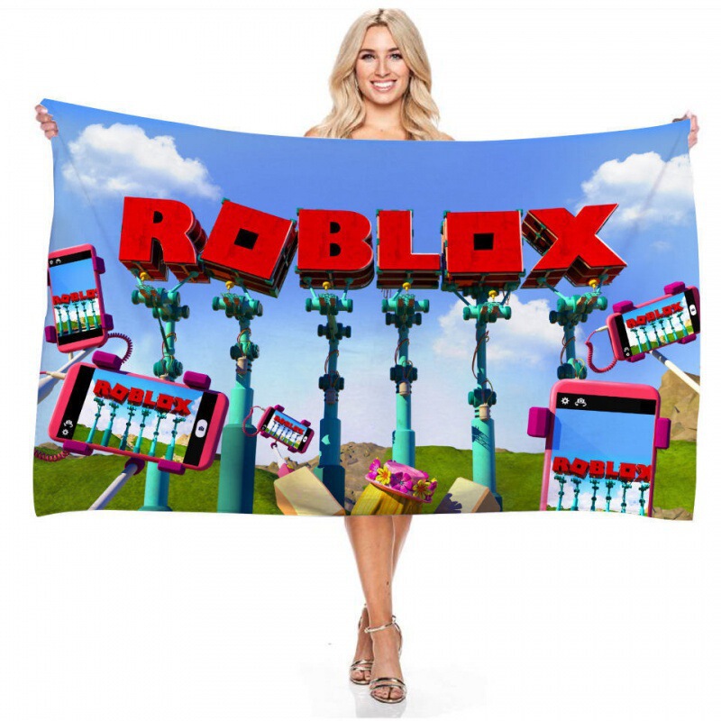 Roblox Roblez Series Children's Bath Towel Sand-proof Microfiber Beach Towel Animation Stitch Stitch