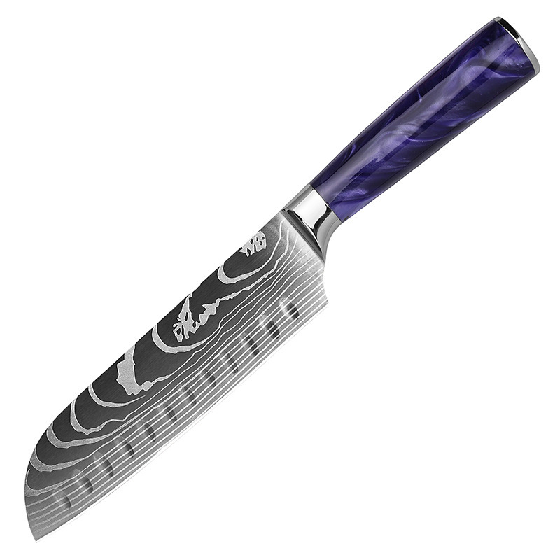 7inch 산토쿠 칼(보라색)