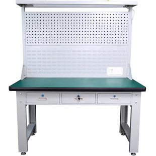 Heavy-duty horizontal three-pumping workbench fitter workbench anti-static work table workshop purification table load-bearing table operating table