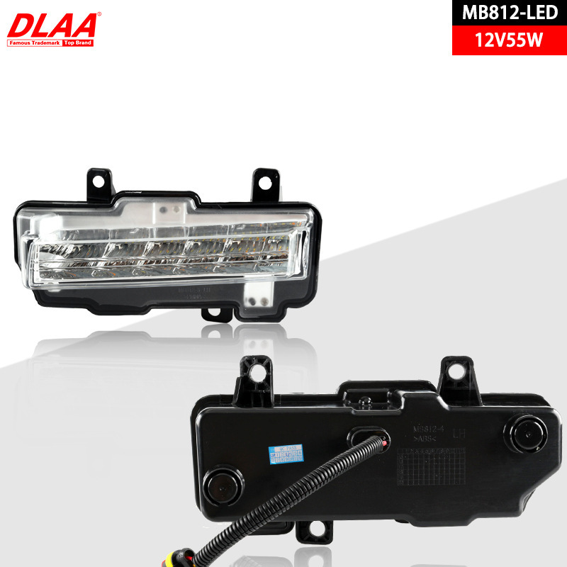 Aplicable 15 16 17 18 19 años Pajero conjunto de lámpara de niebla delantera V93V97 lámpara de barra LED luz diurna image 2