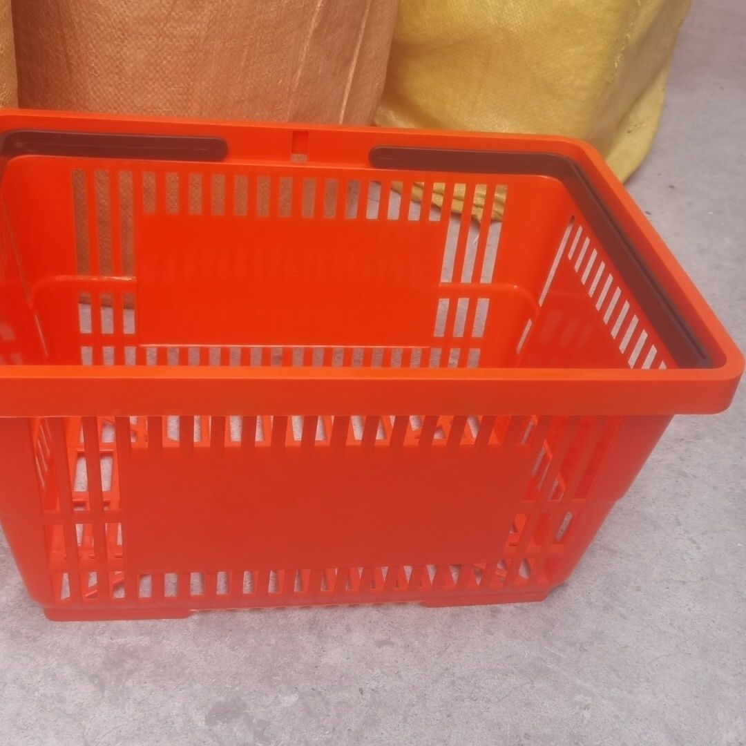 Cesta de compras de supermercado gruesa cesta de verduras cesta de bocadillos portátil helado para llevar KTV cesta de cerveza cesta de rotación image 20