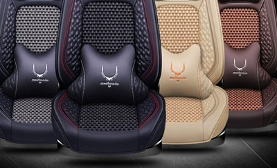 seat cushion cross-border | Universal seat cover - 1-pillow-the-whole-car-has-five-seats-breathable-ice-silk
