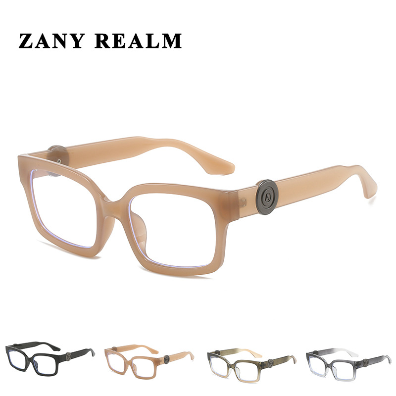 Nuevo retro Costa Oeste Americano gafas lisas ojo de gato generoso marco Comercio Exterior anti luz azul marco fabricante en stock