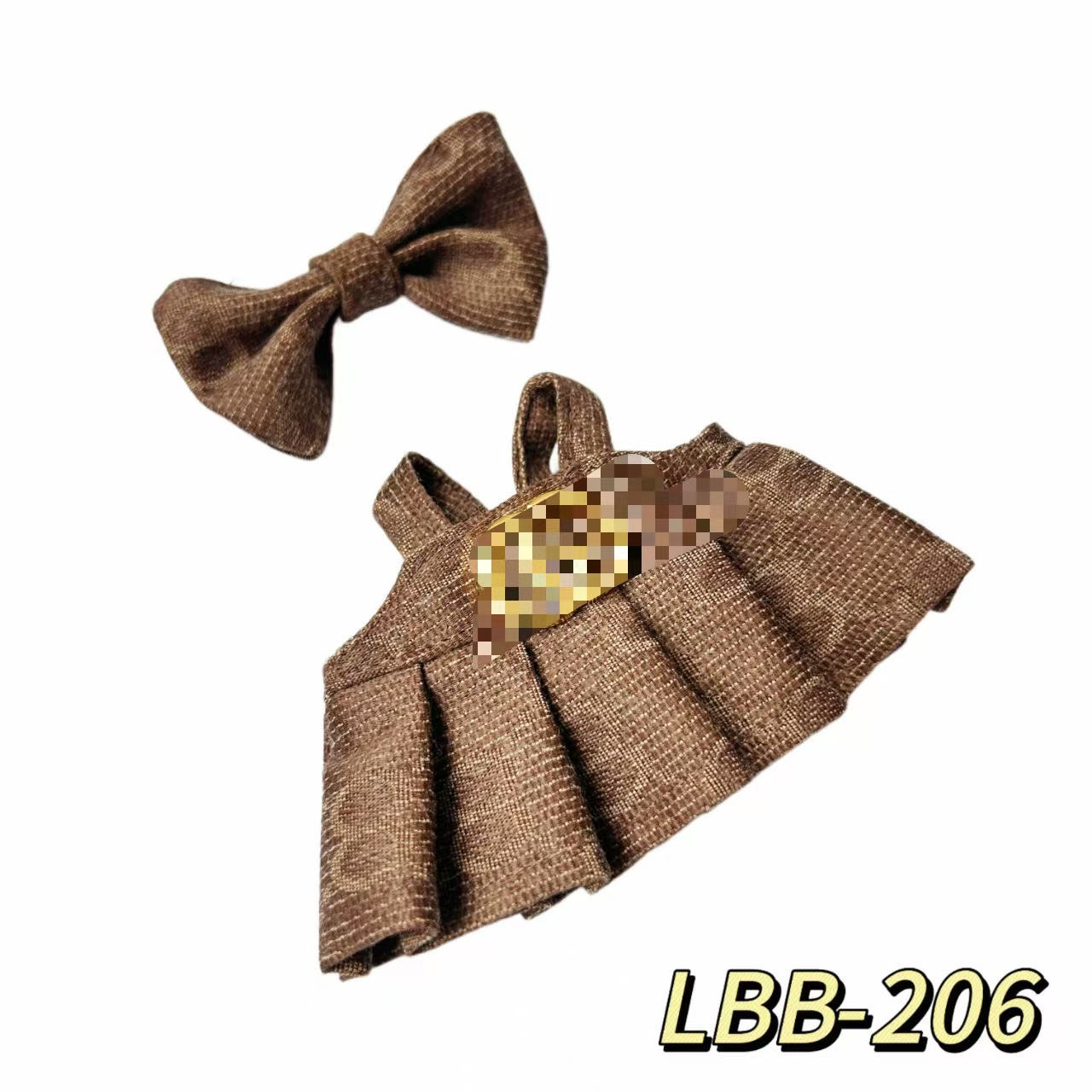 17 cm LABUBU una y dos generaciones de muñecas de polilla universal caja ciega fiesta pequeña falda de viento serie de accesorios de ropa de bebé