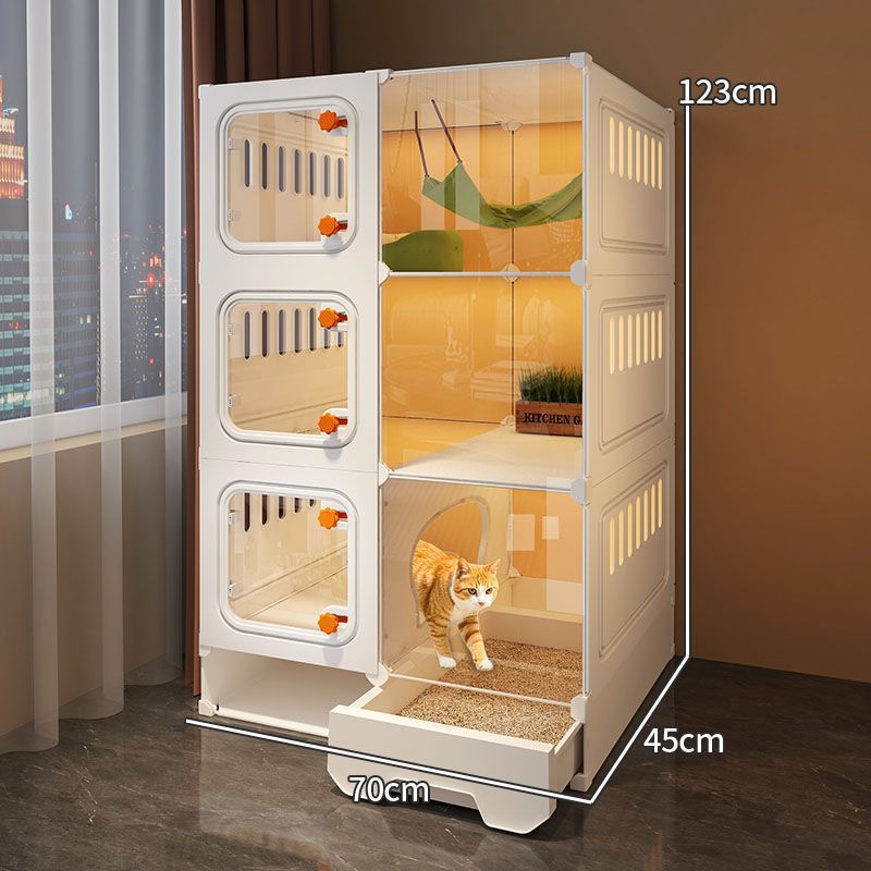 3개의 층 70*45*123 다중 문 상호 작용