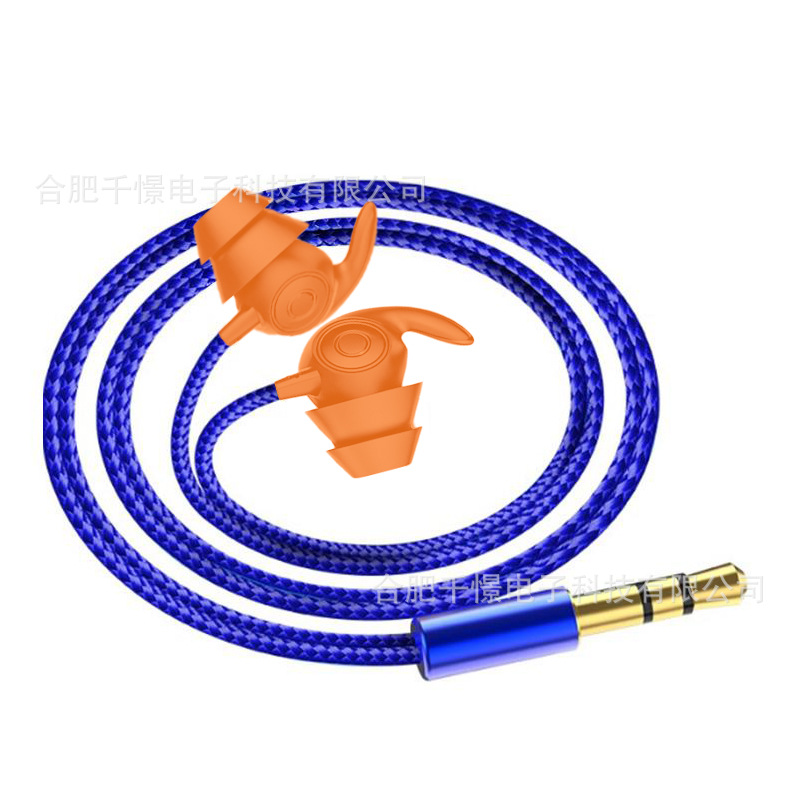 In-Ear Noise-Cancelling Headphones for Work, Factory-Style Listening to Music with Heavy Bass, Invisible Mobile Phone Earbuds, Bluetooth