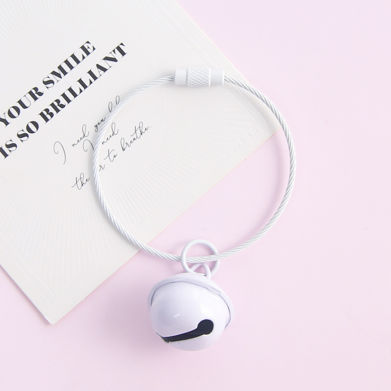 White small bell, steel wire, 22mm