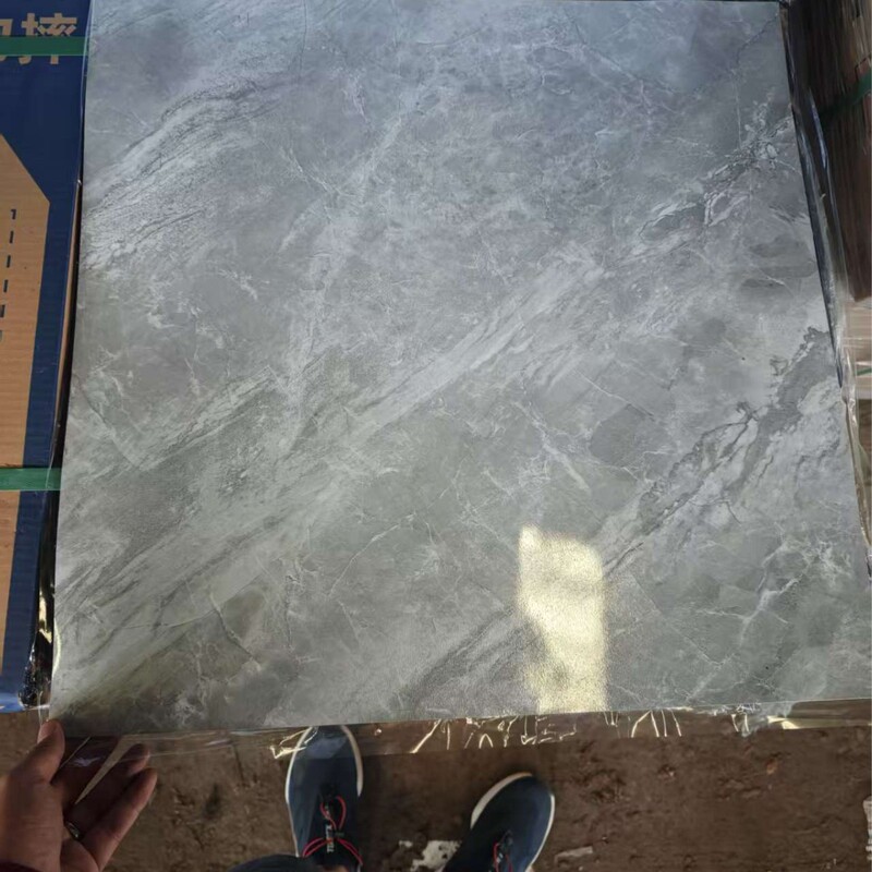 【亮面60*60】耐烟烫地板贴亮光PVC自粘地板革免胶自粘地板镜面|undefined