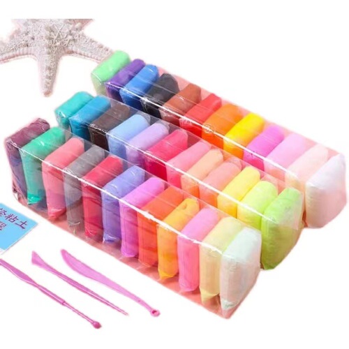 Space mud ultra-light clay plasticine toys 36 colors 12 colors children's handmade DIY toy clay