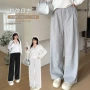 拖地宽松学生女士阔腿裤