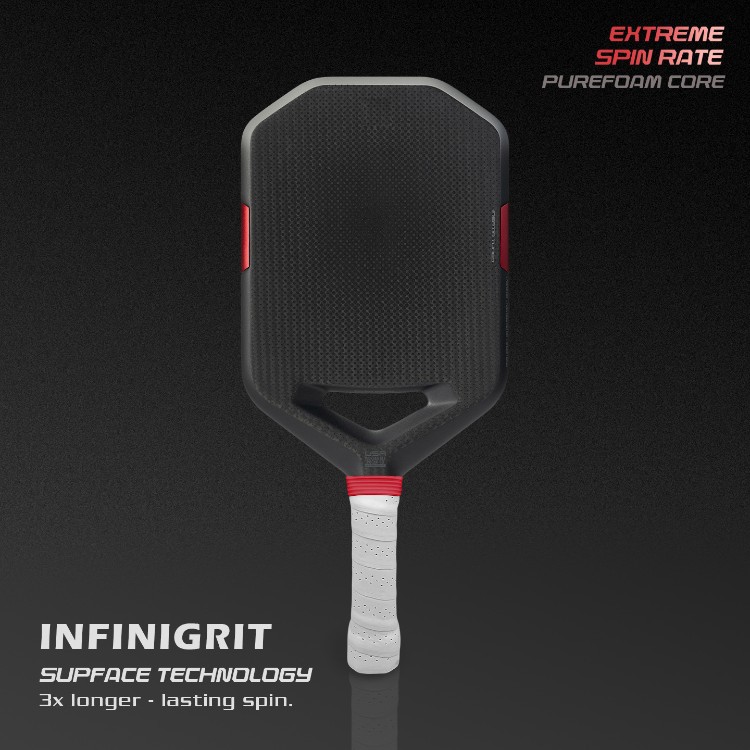 Tesla Co-Branded Sl Pickleball Racket, 5Th Generation Heat-Pressed Integrated Molding Process, Tesla New Process and New Materials