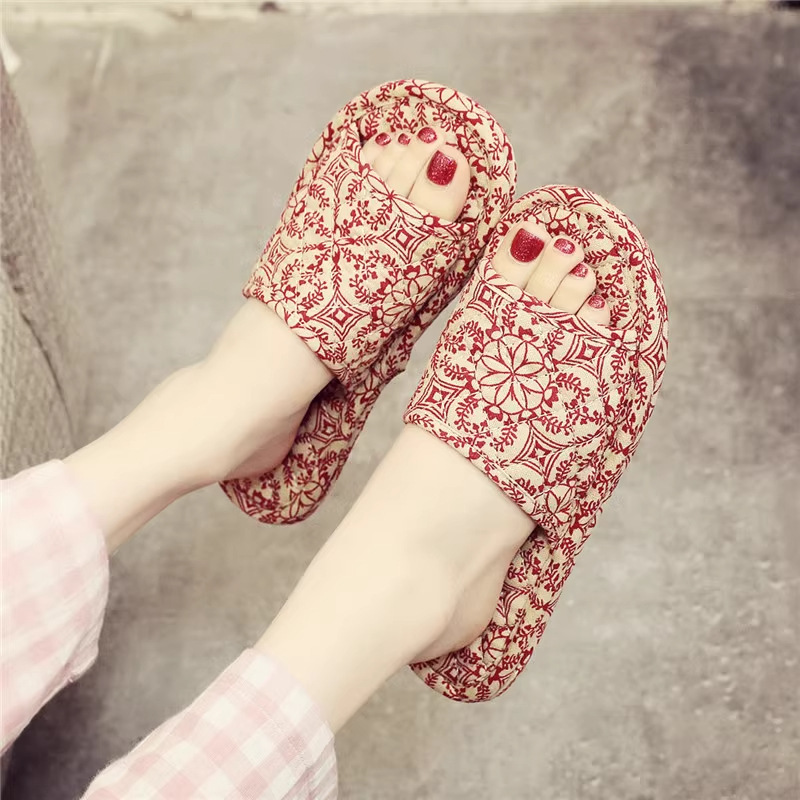 Fabric Cloth Slippers Wooden Floor Tile Silent Indoor Soft Bottom Machine Washable for Men and Women Home Spring and Summer Four Seasons Fabric Cloth Slippers Wooden Floor Tile Silent Indoor Soft Bottom Machine Washable for Men and Women Home Spring and Summer Four Seasons