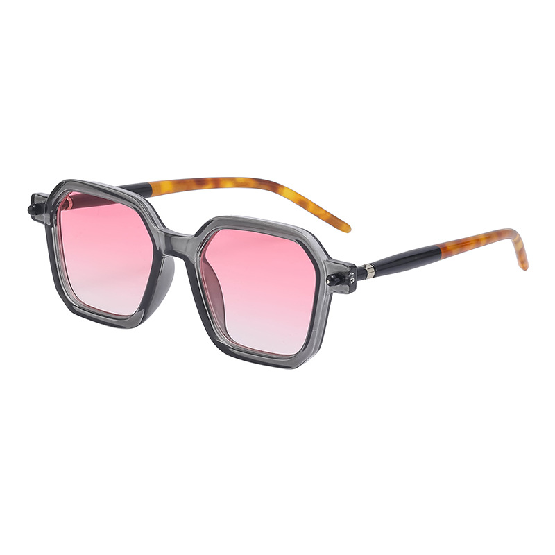 Elegant Minimalist Square Frame Sunglasses For Women Uv Protection_voghion.com