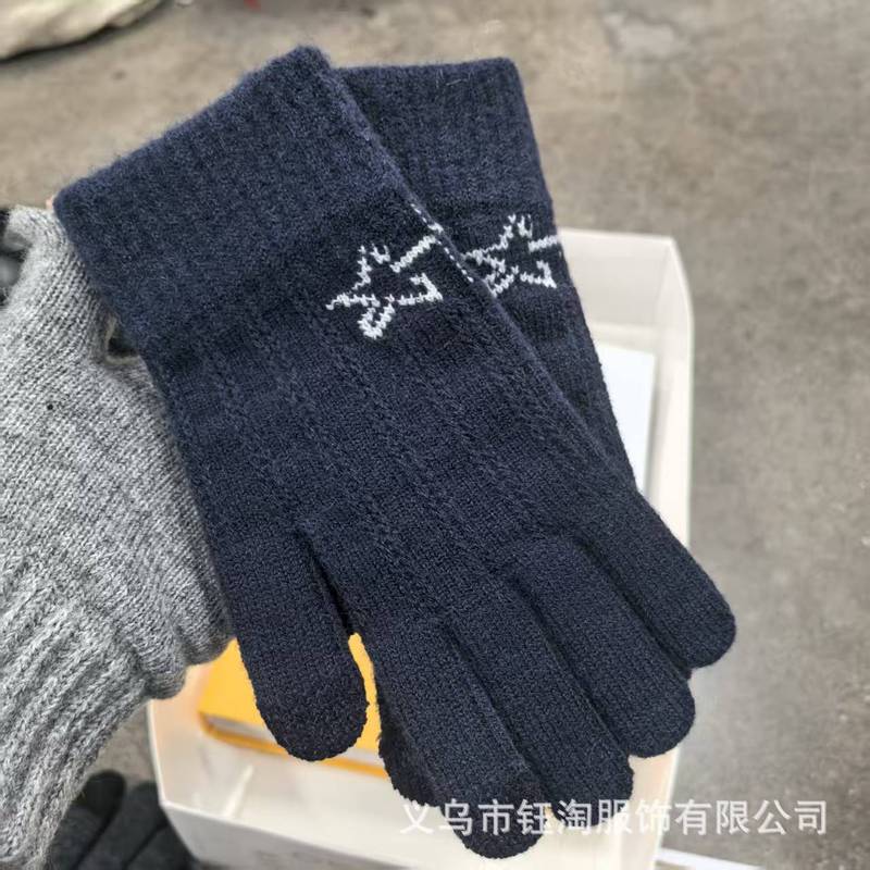 手套男女保暖防寒加绒通用冬季保暖可触屏手套针织毛线手套骑手套|undefined