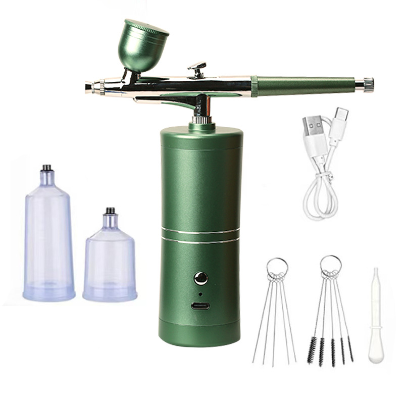 Pulverizador de agua hidratante de nano nivel de alta presión eléctrico de pulverización en frío de mano para el hogar, medidor de inyección de oxígeno de importación de belleza ligera, pistola de pulverización de maquillaje