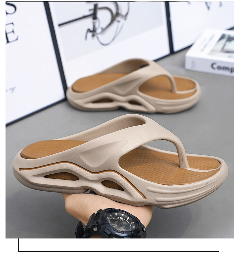 Comfortable Summer Beach Sandals For Men Non-slip Flip-flops_voghion.com