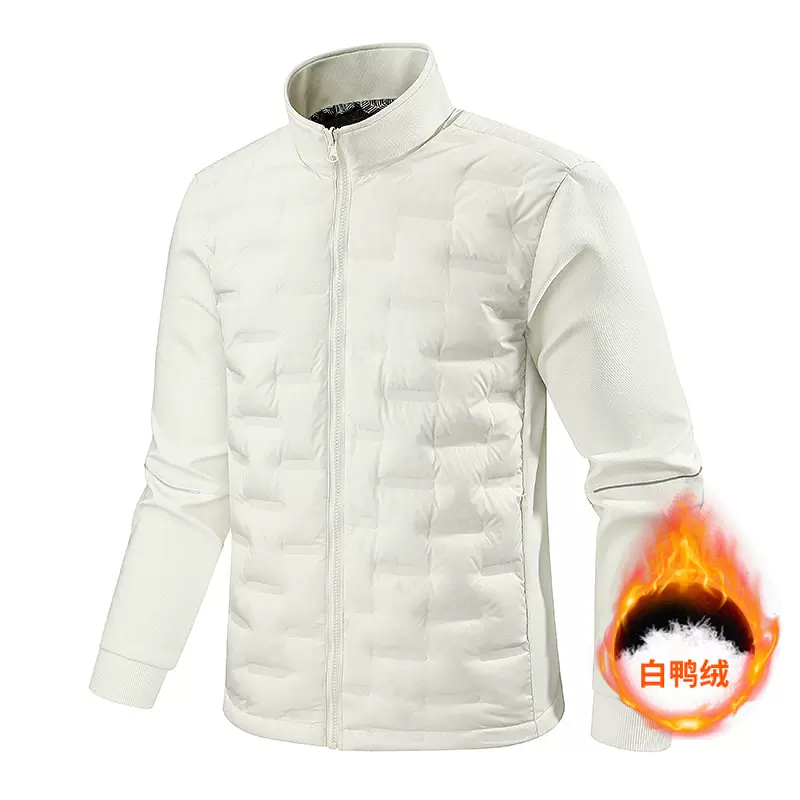 2025年新款轻薄羽绒服女士秋冬情侣立领防风保暖时尚运动外套男