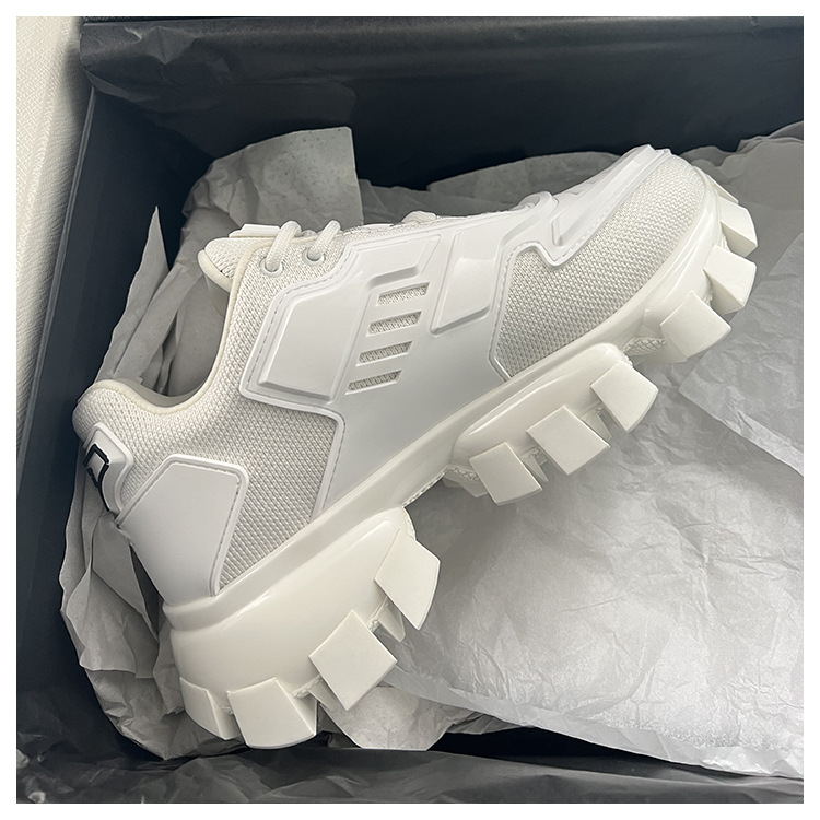 [Versión superior] Transformers zapatos de papá Plataforma de las mujeres zapatillas de deporte de los hombres Internet celebridad altura aumento casual pareja zapatos