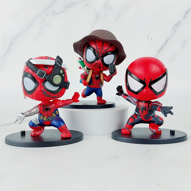 Minifigure, cute handle, doll, Spiderman
