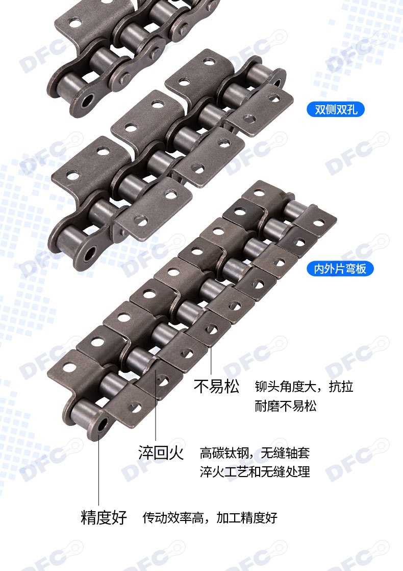 厂家批发4分08B/A1-3寸32A/K2弯板链条单侧弯/双侧弯输送工业链条-阿里巴巴