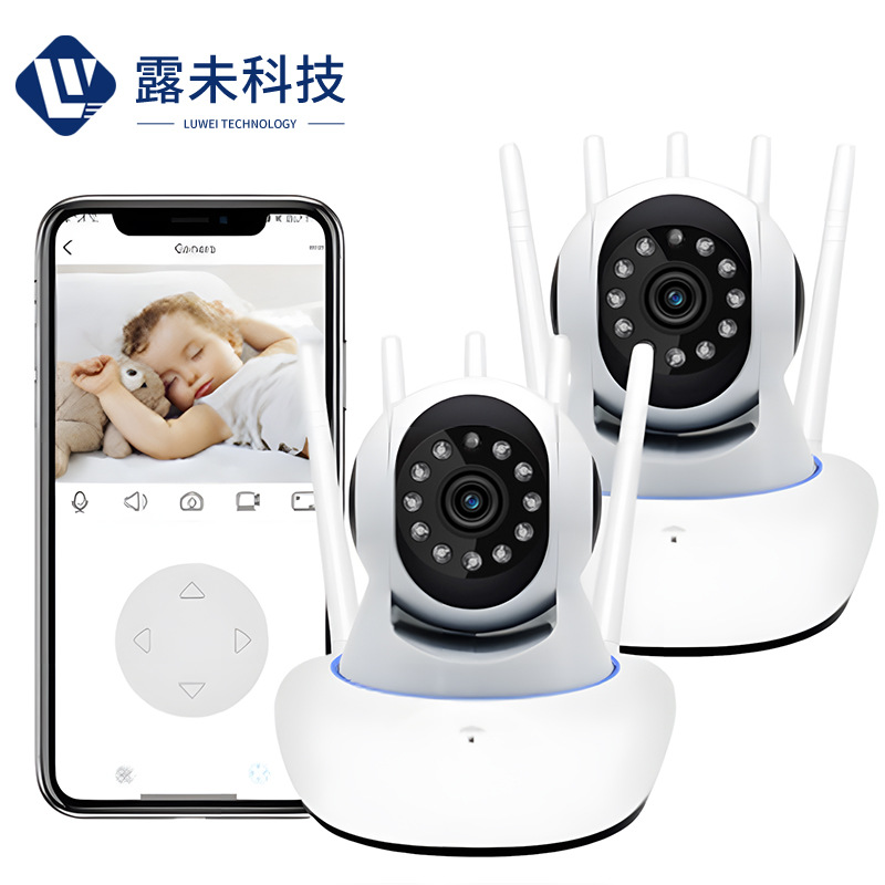 A1 Bald Head Strong Surveillance Home Wireless Smart Camera Ptz Rotation Voice Security Surveillance Wireless Camera