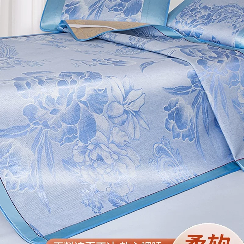 Silk foldable summer mat for students, set, 1.5meter, 3 piece set