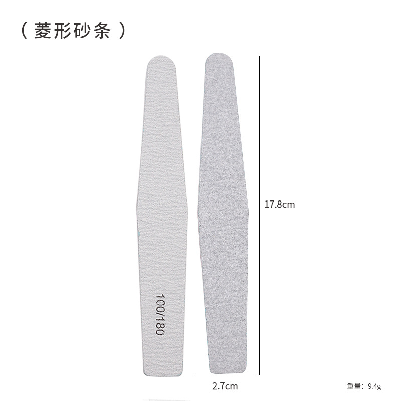 Suministro directo de fábrica herramienta de esmalte de uñas de doble cara Archivo de uñas esmerilado esmalte de uñas frotar tira de esmalte de uñas tira de arena lima de uñas