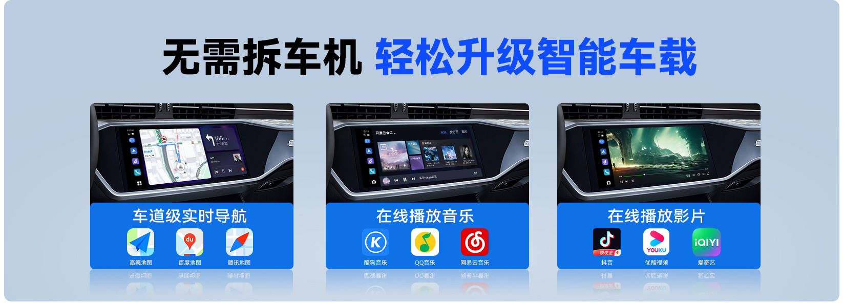 Wireless Carlife Box Car Connectivity Box Suitable for Android Phones Such as Xiaomi, Vivo, Honor, Oppo, Samsung, Etc