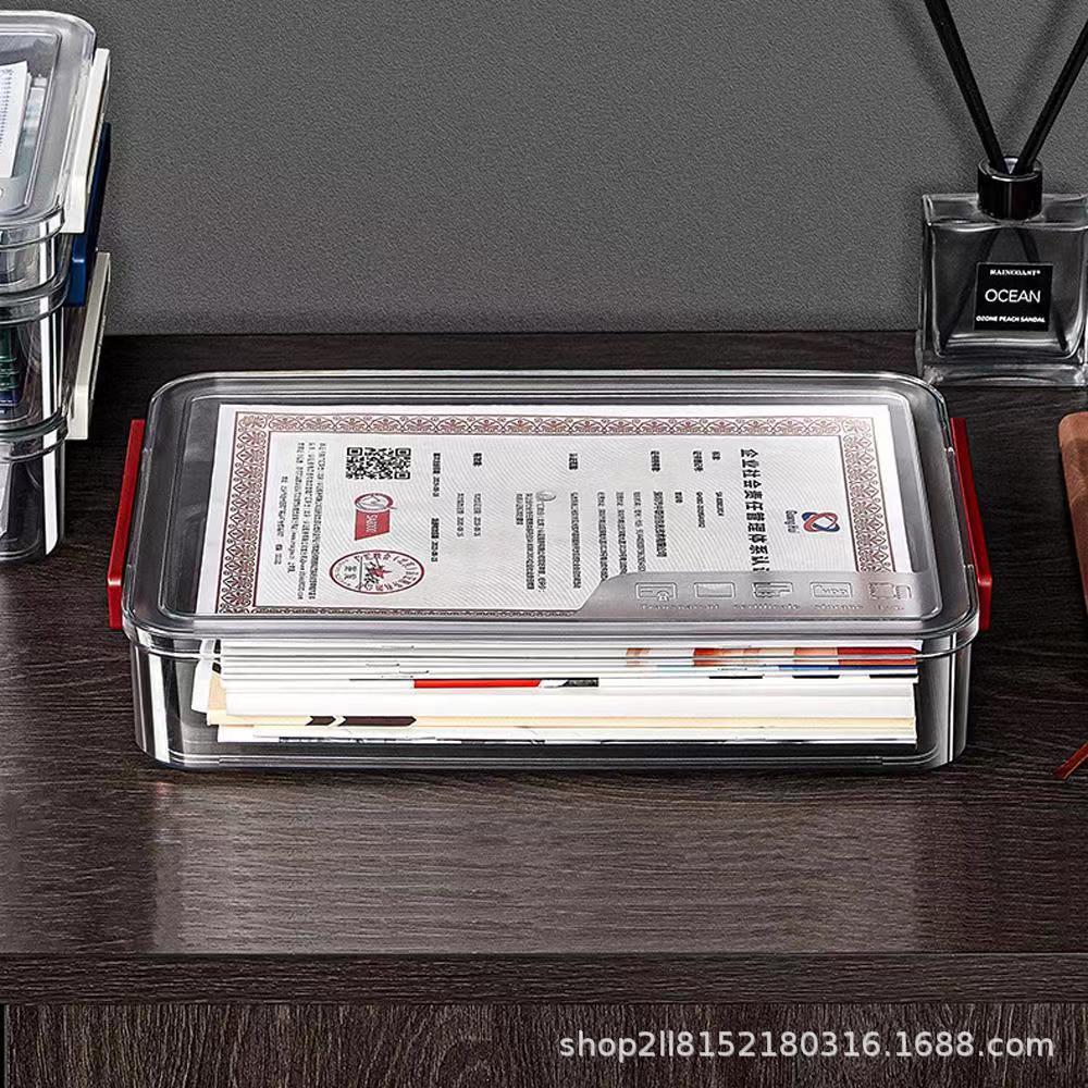 家庭用多機能房本戸籍証明書収納ケースa4 2023型高級大容量透明整理ケース