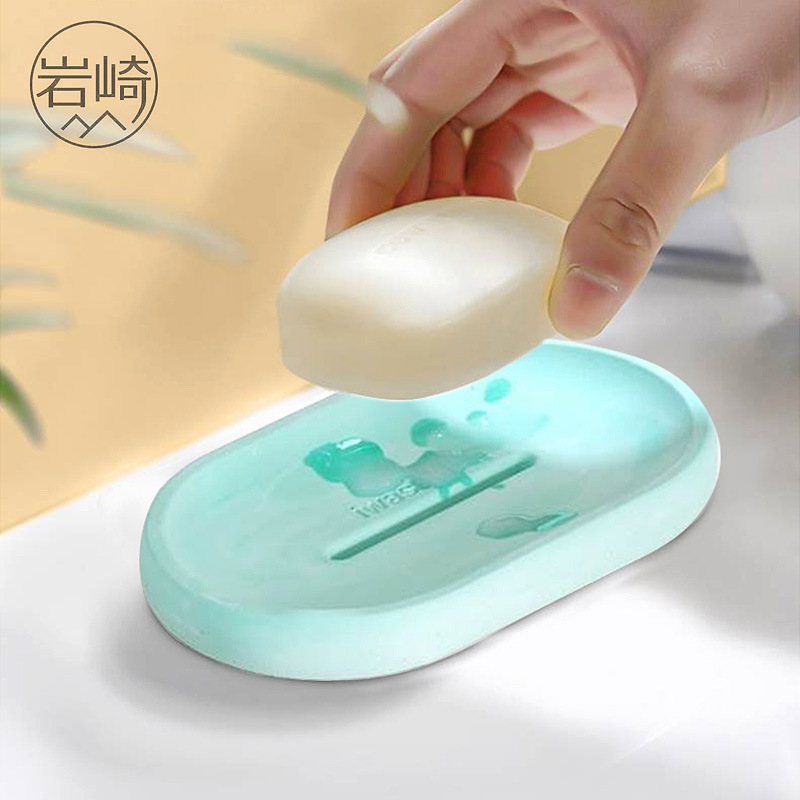 Japan Iwasaki Diatomite Water Absorbent Quick-drying Soap Box Diatomite Soap Holder Soap Mat Bathroom Mat Wash Table Soap Holder