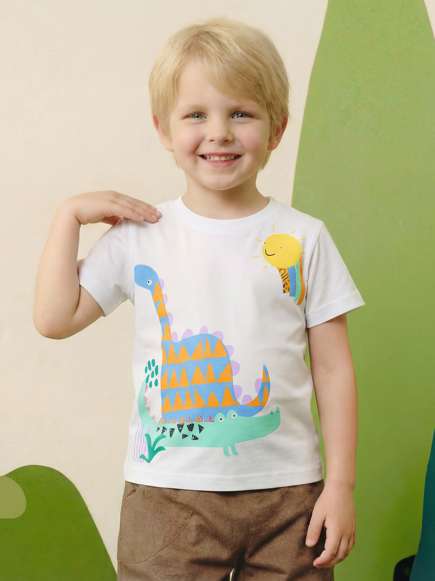 Summer short sleeve T-shirt for boys