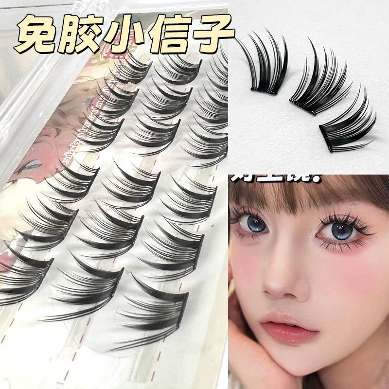 Children's Adhesive-Free False Eyelashes, Multi-Style Trays, Assorted Designs