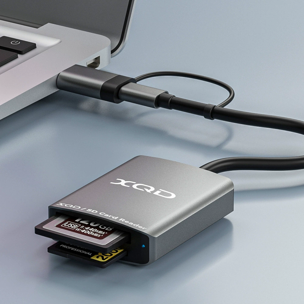 Высокоскоростной картридер XQD Type-C/usb3.0sd/xqd «два в одном» совместим с картами памяти M/G Camera Card System.