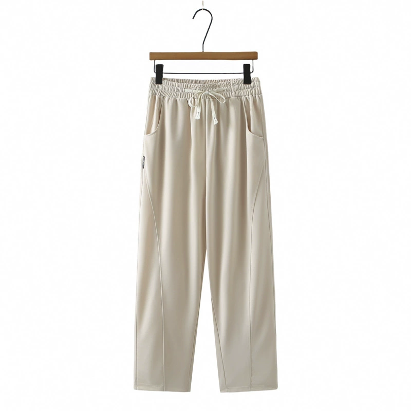 Trousers, plus size, high waist, elastic waist, fitted