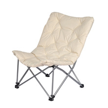 户外折叠椅超轻便携式月亮椅（加厚加棉）露营沙滩椅写生折叠椅子