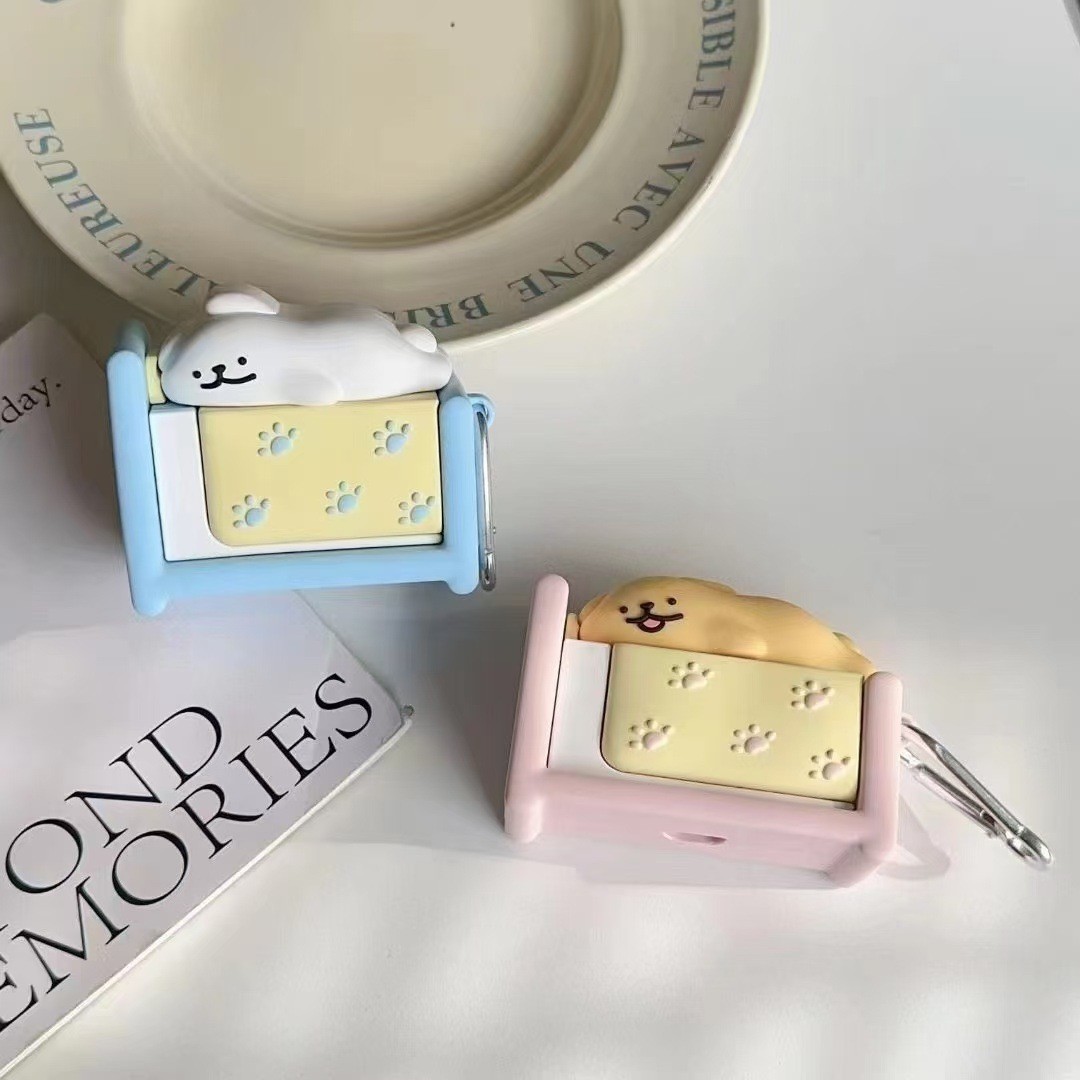 Fundas protectoras con diseño de dibujos animados para Apple AirPods 4, compatibles con auriculares de las generaciones pro1/2/3/4.