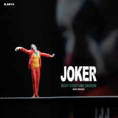 Cross-border foreign trade 1:64 Movie Clown Miniature Figure Model Action Figure Resin Mini Figure Macro Photography