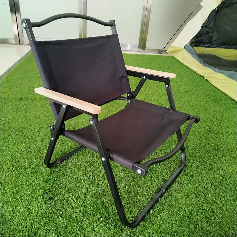 户外克米特折叠椅户外便携圆管超轻碳钢休闲椅子露营桌椅钓鱼椅