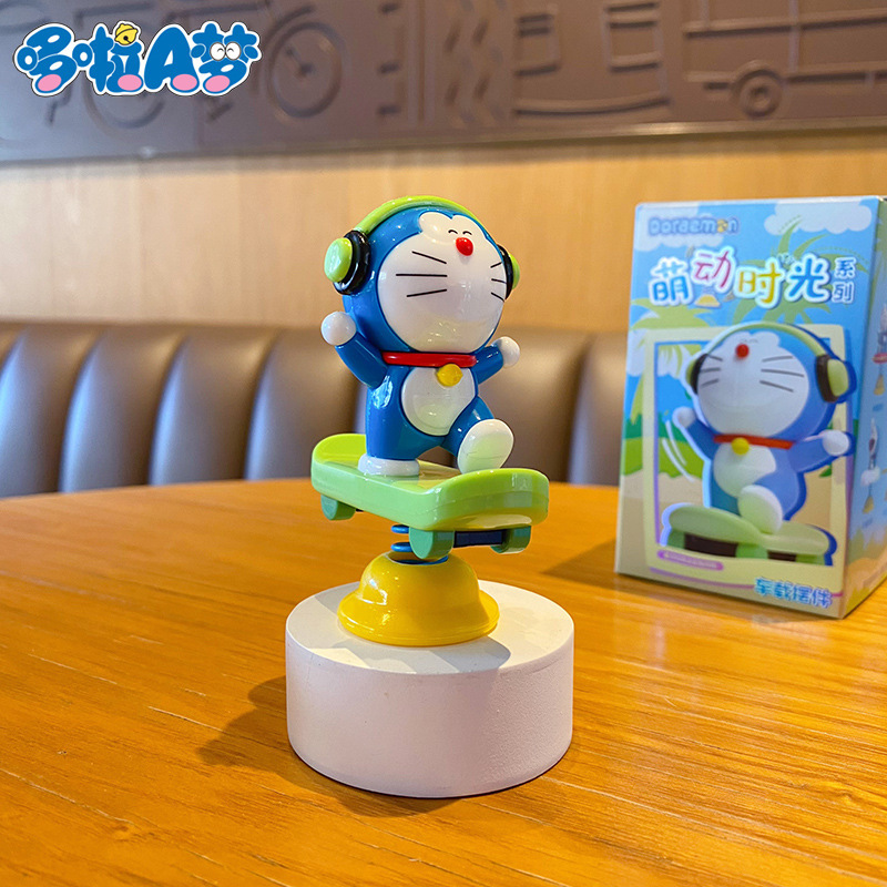 本物のドラえもんかわいい時間 2025 新しいオフィスデスクトップ装飾家の装飾カー用品|undefined