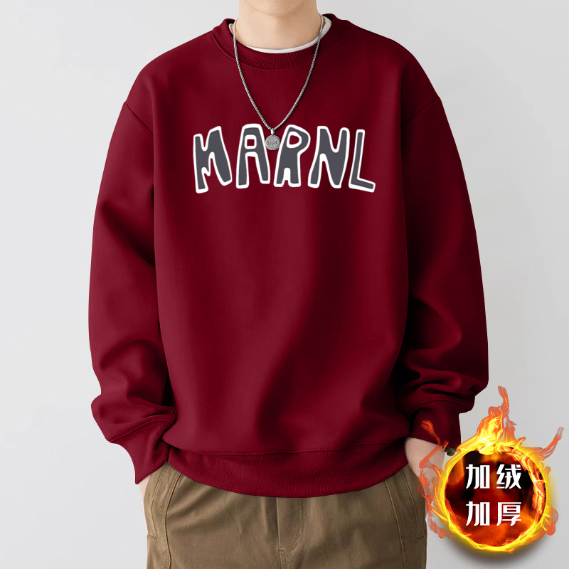 American fashion hollow red-collar suéter hombre hollow versátil otoño-invierno estudiantes inns retro abrigo de lana casual