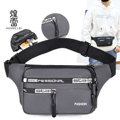 capacity Small change Cashier Business Epidermis waterproof lovers Inclined shoulder bag travel fashion Versatile One shoulder Waist pack