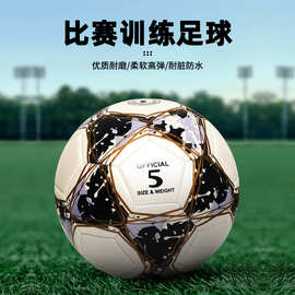 足球4号5号珠光磨砂PVC足球儿童学生训练比赛跨境机缝足球footbal